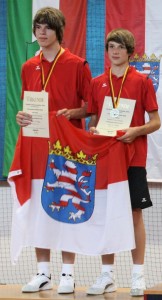 Einzel-Titelverteidiger Michael Reith und Felix Janson sichern sich Silber im Doppel der männlichen U18